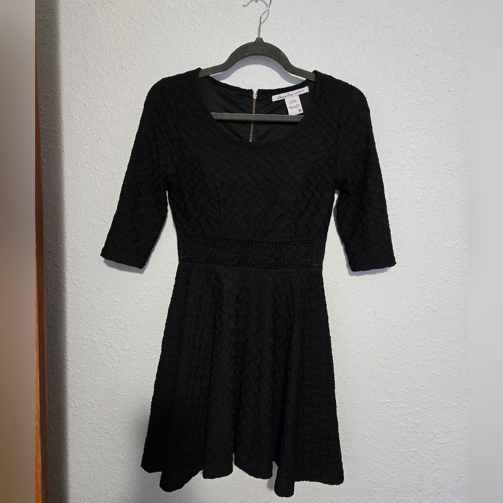 American Rag Elegant Black Long Sleeve Dress